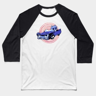 Driving Cat Baseball T-Shirt